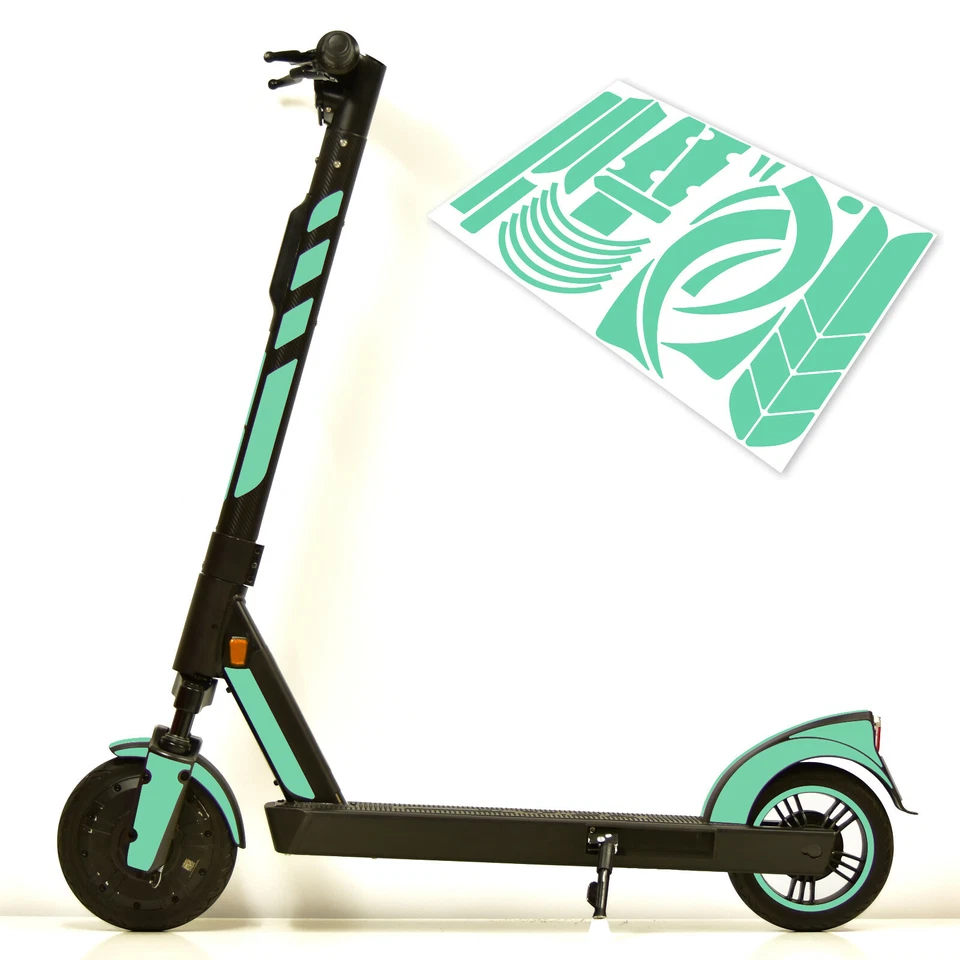 M2MEDIEN Aufkleber Set 46x35cm Bogen passt für myTIER SXT Max Cityblitz Beast E-Scooter