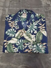 Hawaiian Togs Floral Button-Up Short Sleeve Shirt Size Medium: Made in HAWAII