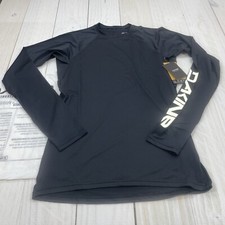 Dakine Men's Snug Fit Long Sleeve Rash Guard Crew Shirt Large Black