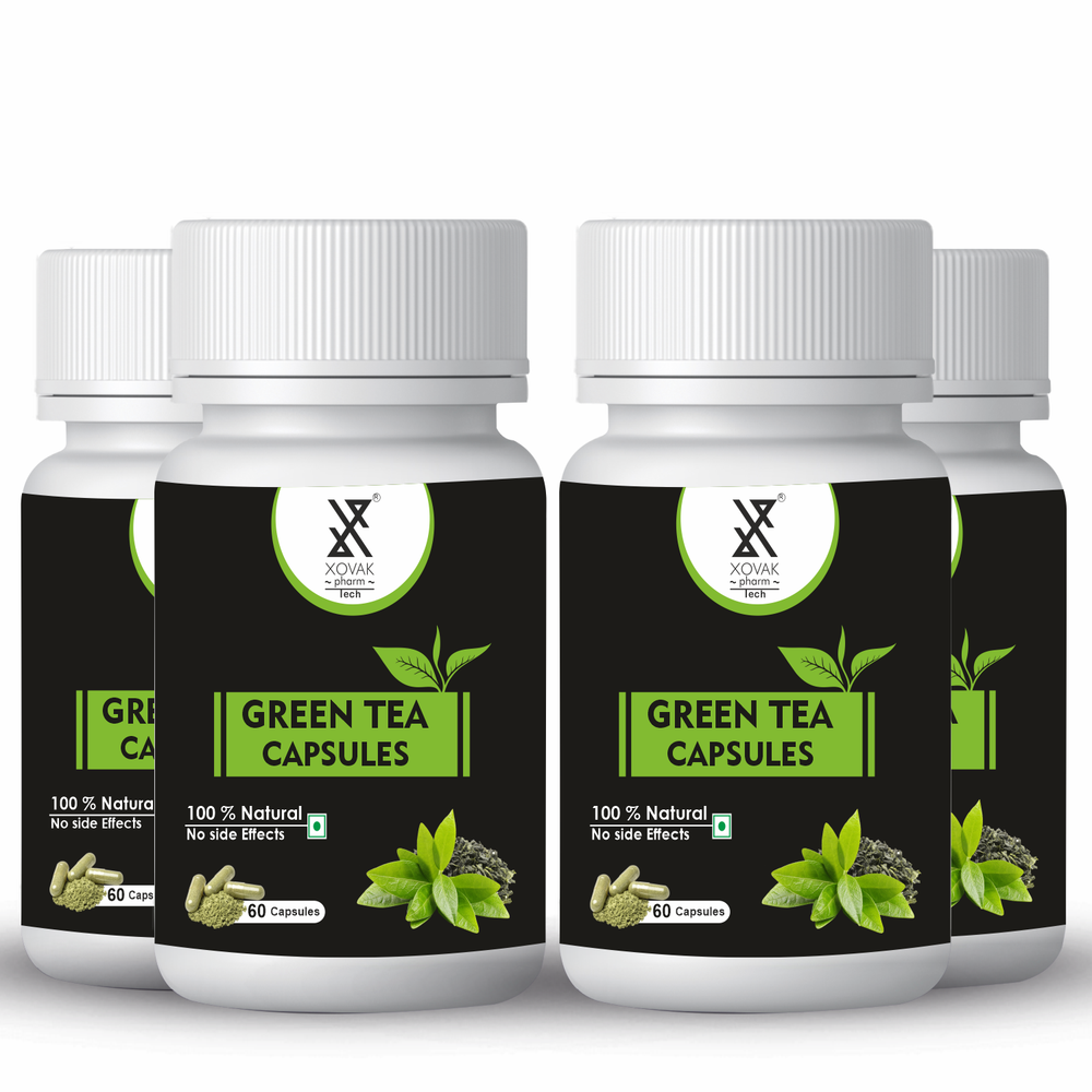 Green Tea Capsule | Weight Loss, Beautiful skin & hair, Body Detox, Mental Focus
