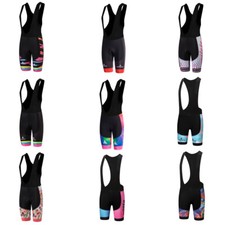 Damen Radsport Trägerhose Kurz Gepolstert Ra...