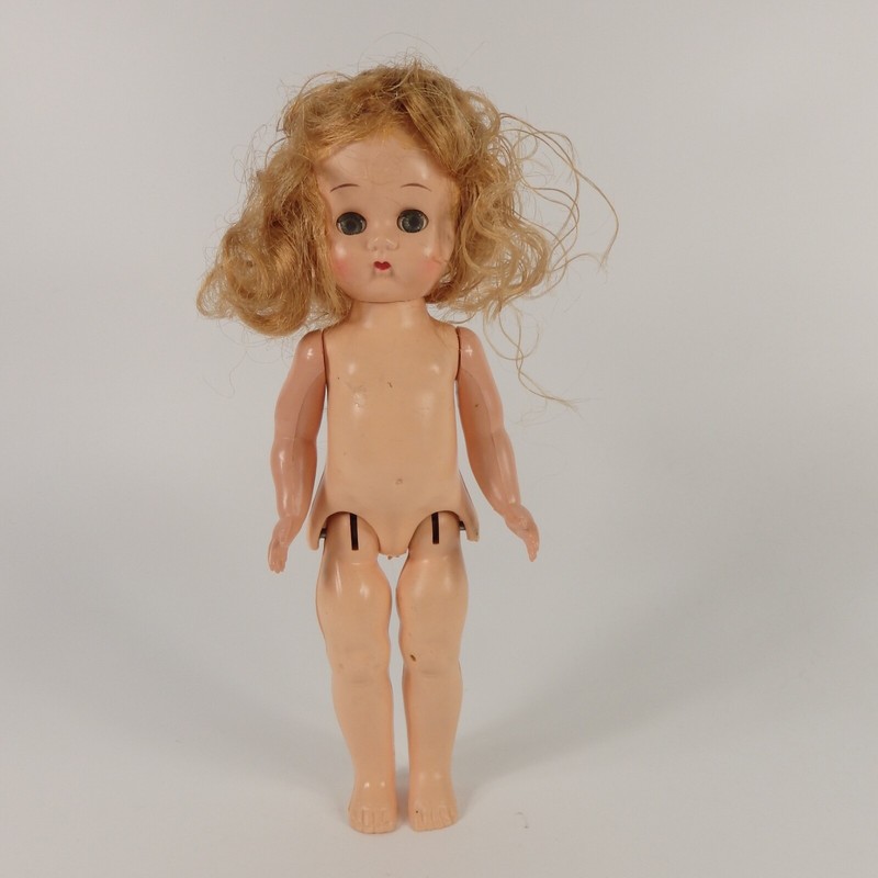 Vintage Unmarked 8-1/2"  Walker Doll