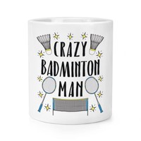 VerrüCkte Badminton Mann Stars Makeup Pinsel Bleistift Topf - Lustig Sport