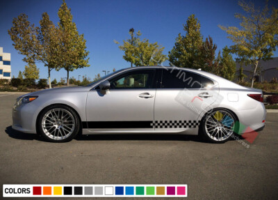 Aufkleber Decal Vinyl Seitentürstreifen für Toyota Camry 2017 Racing Säulengriff