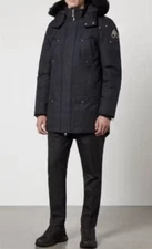 Moose Knuckles Men Original Stirling Down Parka Navy XL. Original Price $1395