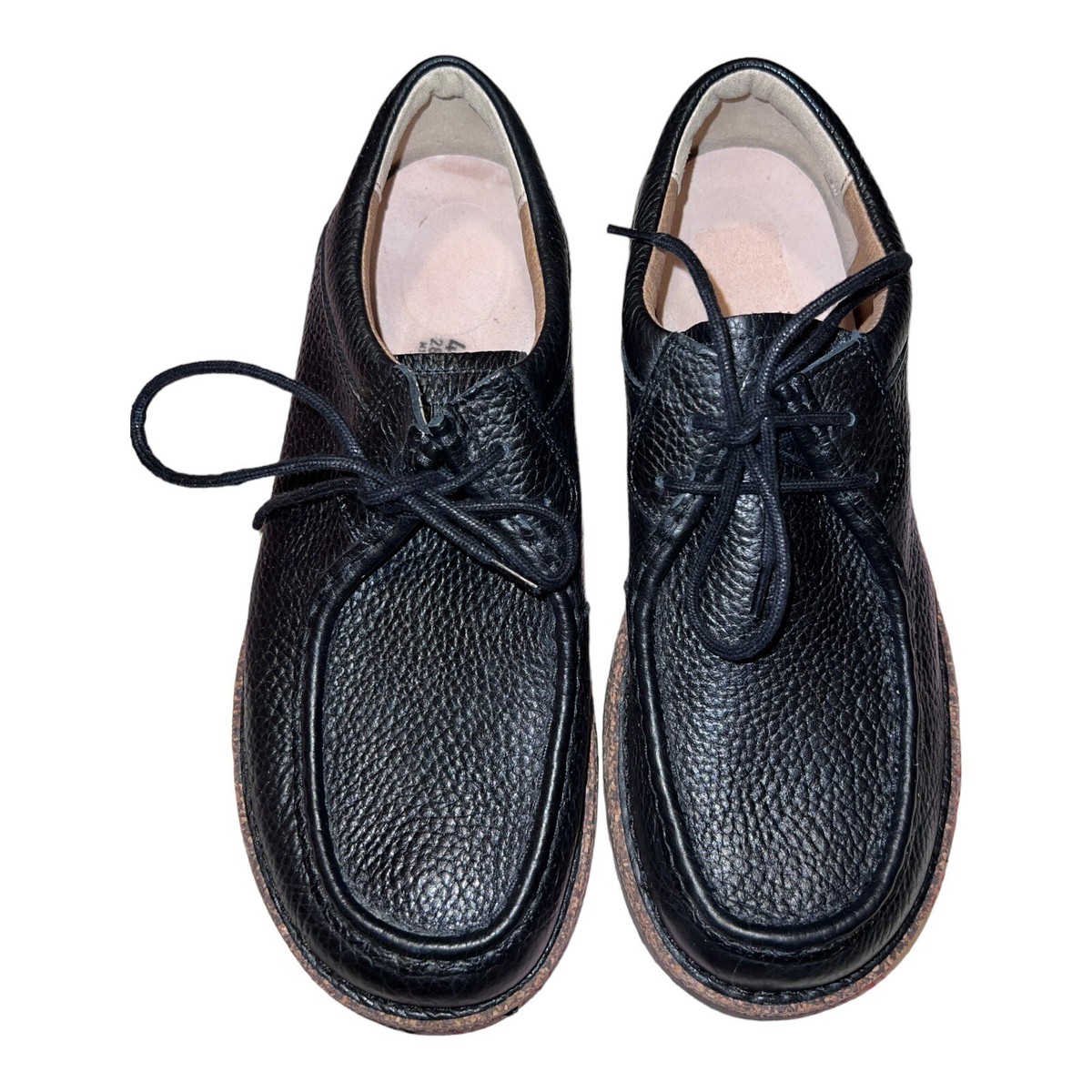 BIRKENSTOCK Pasadena Men II Black Pebbled Leather Shoes