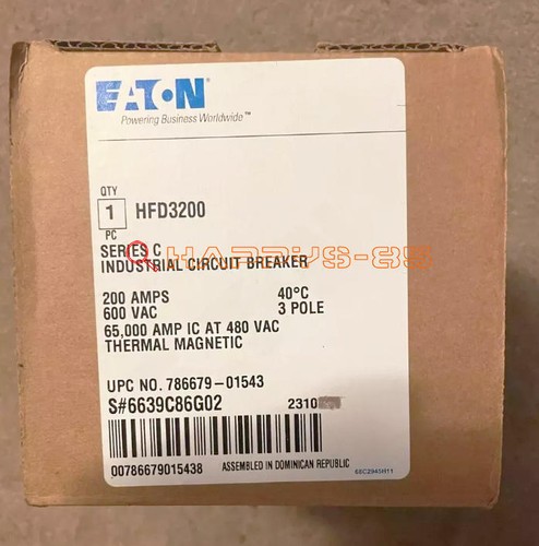 One EATON HFD3200 Circuit Breaker New - Picture 5 of 5