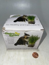 Window Garden Kit Cat Grass For Indoor Cats (3 Pack) - Easy To Grow