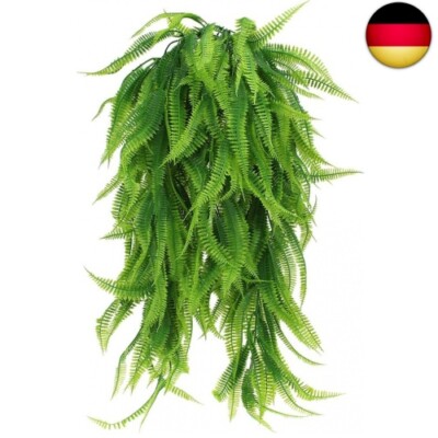 DXLing 2 Stck 80cm Kunstpflanze Hngepflanze Knstlich Boston Farn  Hngende Efe | eBay.de