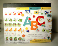Alphabet Activity Sticker Books 3 Alphabet Styles  Others 4 Book 40 Sheet Total