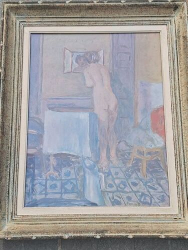 Reproduction Pierre Bonnard peinture Femme tableau cadre montparnasse - Photo 3 sur 10