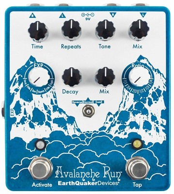 Earthquaker Devices Avalanche Run  Stereo Reverb & Delay with Tap Tempo