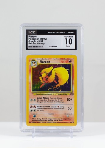 Flareon (Unlimited) graded CGC 10 for sale on eBay