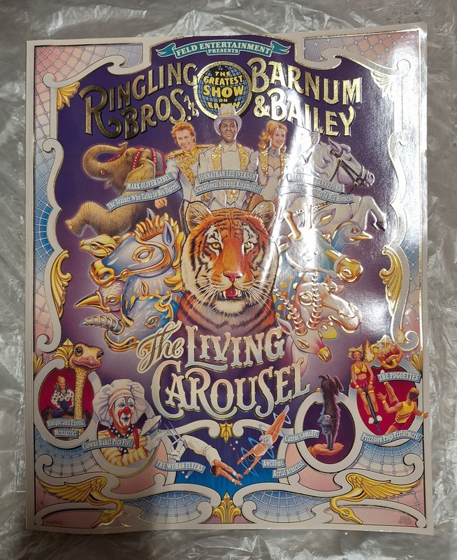 Vintage and Rare 1999 Ringling Brothers Barnum & Bailey Circus Souvenir Program