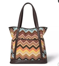 Missoni For Target Colore Zig Zag Large Tote Bag Handbag
