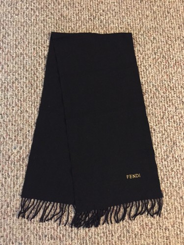 fendi black scarf