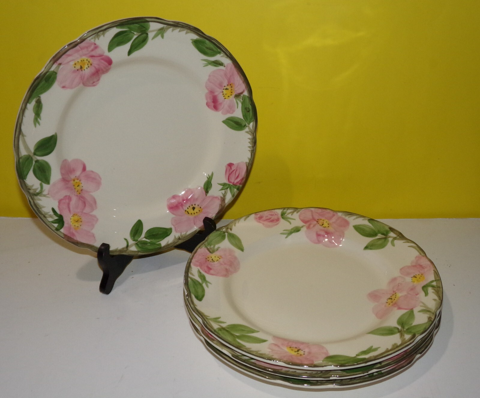 Vintage Set of 4 Franciscan DESERT ROSE Dinner Plates 10 5/8" eBay