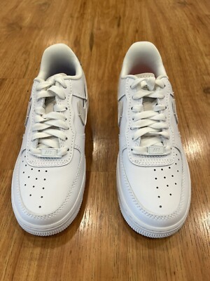 Nike AF1 07 Low Inside Out White Blue Red 898889-103 Women's 6