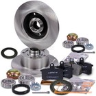 BREMSSCHEIBEN + BREMSBELÄGE + RADLAGER VOLL Ø245 HINTEN FÜR AUDI A4 B5 8D 94-97