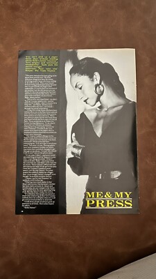 RARE SADE INTERVIEW ''Me and my press'' | 1986 No1 Magazine cutting