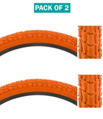 Pneu Vélo Sunlite Freestyle Kontact 20 X 1.95 - Orange - Neuf BMX Freestyle