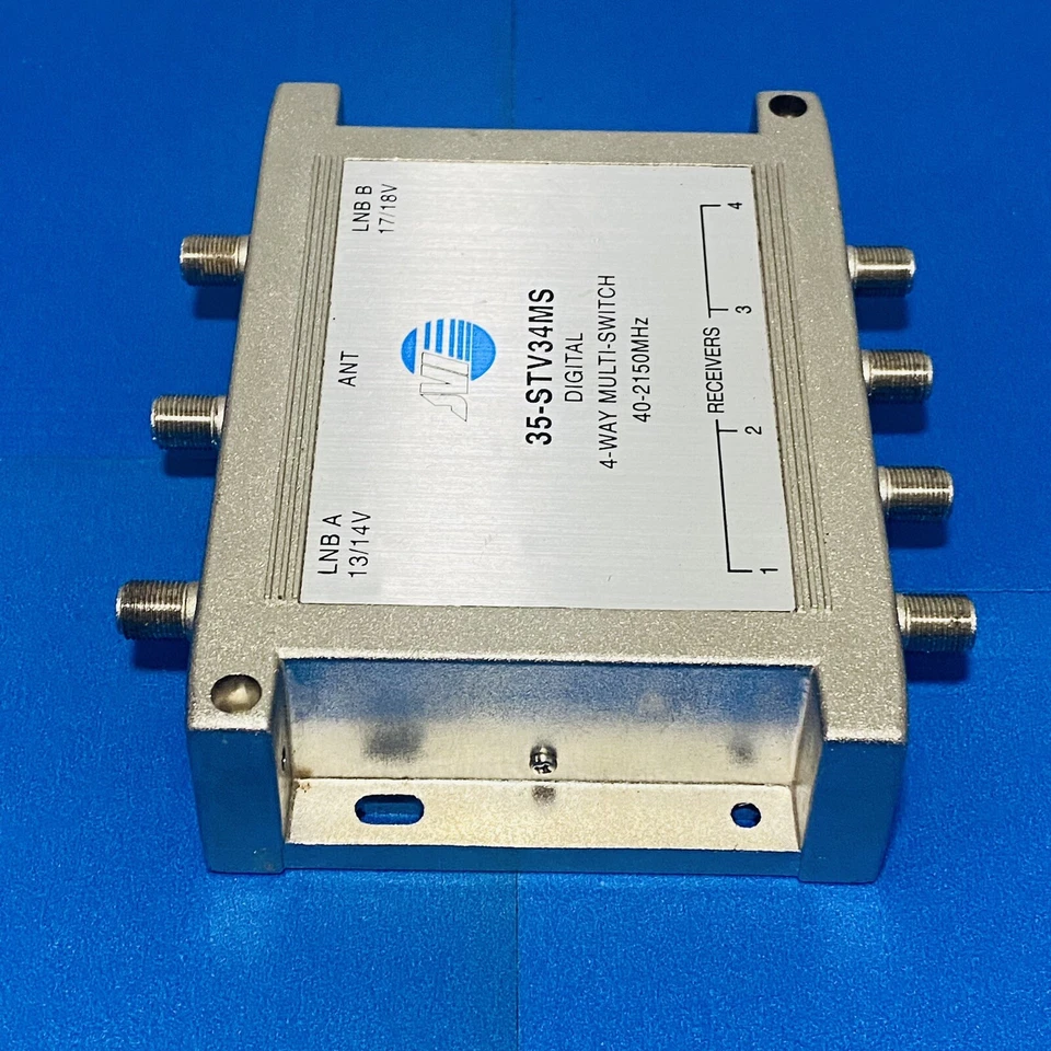 JVI 35-STV34MS  Digital 4 Way Multi-Switch 40-2150MHz TV CABLE SAT Splitter - Image 3 of 4