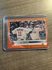 2022 Topps Update RAFAEL DEVERS/HERNANDEZ Orange Foil /299 Boston Flex #US11 B4