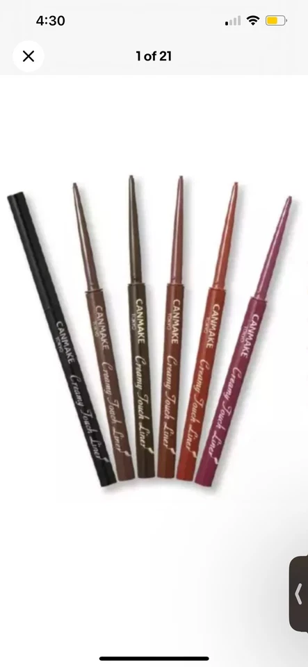 Темно-коричневая супертонкая гелевая подводка для глаз CANMAKE TOKYO 03 (продавец из США) - Изображение 2 из 3