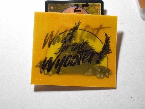 B030: 3.25" Jack Daniels Watch out for the Wyooter! flasher pinback button