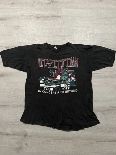 LED ZEPPELIN original Concert Tour tee shi 1970s vintage concert t-shirt, vintage, single stitch, B+ condition