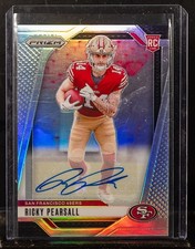 Ricky Pearsall 2024 Panini Prizm 383 Silver Prizm RC Rookie Autograph Auto