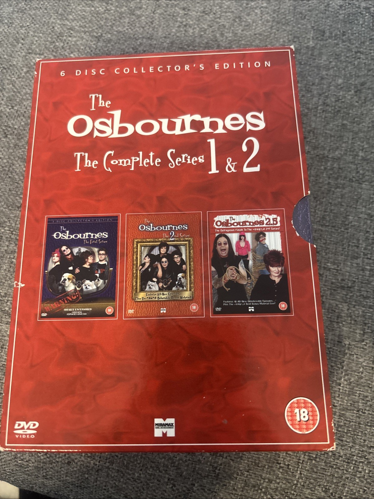 The Osbournes Complete Series 1 & 2 & 2.5 DVD Bundle Set - Ozzy Osbourne Inc 2.5