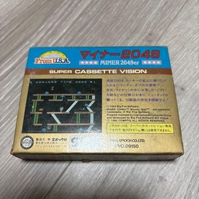 MINER 2049  Super Cassette Vision 1985 NTSC-J 09150 Epoch Action Adventure USED