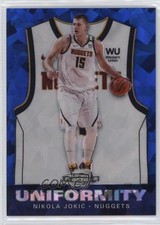 2019 Panini Contenders Optic Uniformity Blue Cracked Ice Prizm Nikola Jokic 0s55