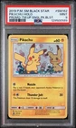 Pokemon Pikachu Team Up Blister Black Star Holo Promo SM162 PSA 9 GALAXY SWIRL