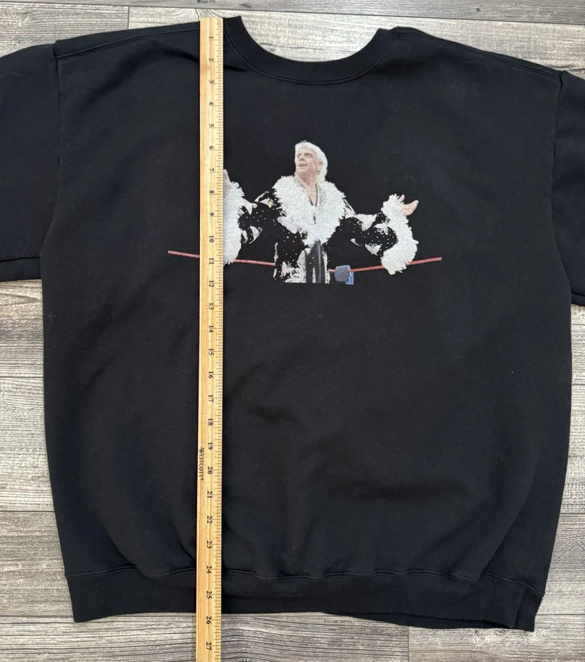 Sudadera WWE Ric Flair Stylin and Profilin para Hombres XL Legend Nature Boy Pullover Foto 4 de 4