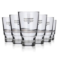 6X Vaihinger Glas 0,3L Willibecher GläSer Set Stapelbar Saft Mineralwasser Limo