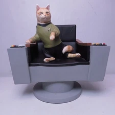Star Trek Chronicle Collectibles James T Kirk Cat NO BOX
