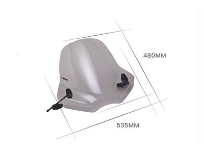 Puig Touring II Scheibe Windschild Windschutzscheibe für Suzuki GSX S 125 (17-21)
