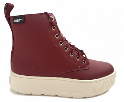 400883-04 Puma Karmen Boot 8 Damen Winterschuhe hoch Leder Isoliert