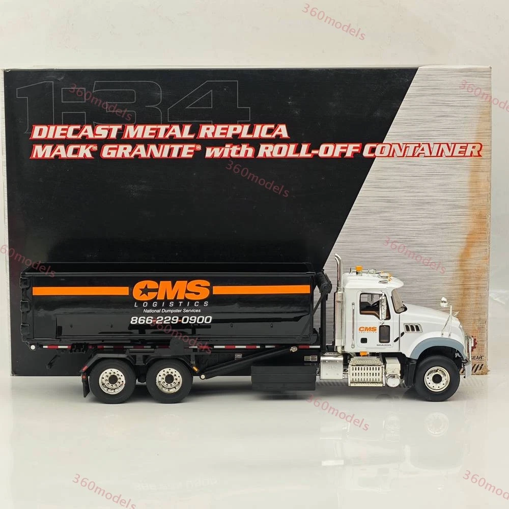 Tracteur Mack Granite rouge avec flammes 1/34 FIRST GEAR