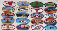 Boy Scouts of America - Old CSP Council Patches x 20 - Badges - BSA  Set E