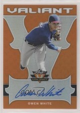 2018 Leaf Valiant Orange /35 Owen White #BA-OW1 Auto 9hx