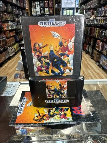Ex Mutants with Case & Manual (Sega Genesis, Vintage Video game)
