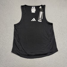 Adidas Program Tank Top Shirt Womens Small Black Aeroready Sleeveless HS1353