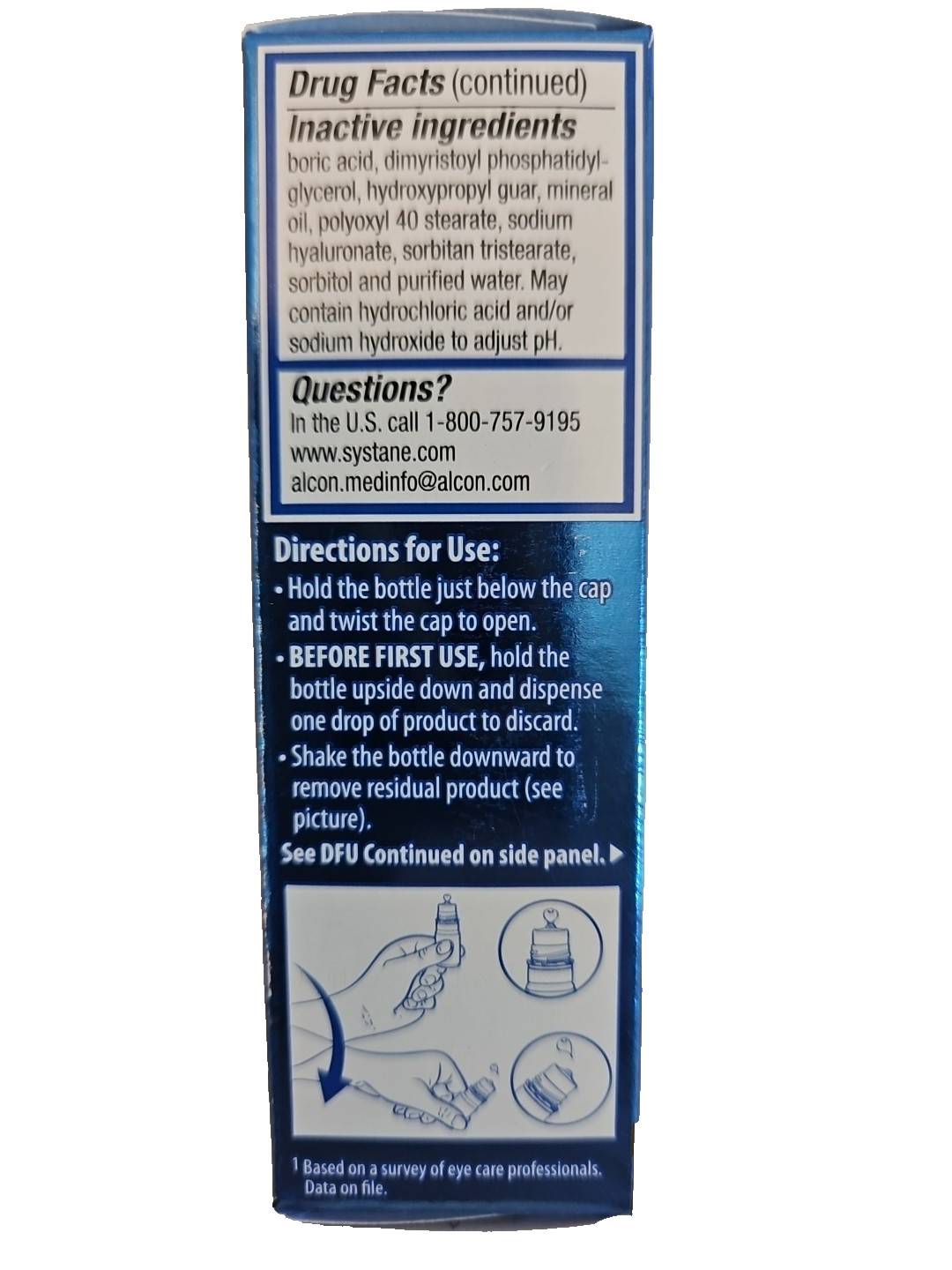Systane Pro PF Dry Eye Triple Action Dry Eye Relief 0.34 FL OZ - Exp 05/2026