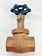 POWELL 150 Bronze Globe Valve 1-1/2" Class 300, Union Bonnet Renewable Comp Disc