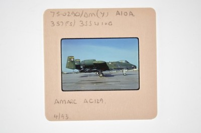 USAF A-10a Thunderbolt II Flugzeug Amarc 75-0290 1993 Foto 35mm Dia