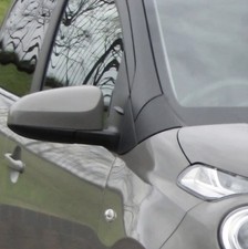  Citreon C1 Mk2 2014  Peugeot 108 Manual Door Wing Mirror  (KDQ) Brown