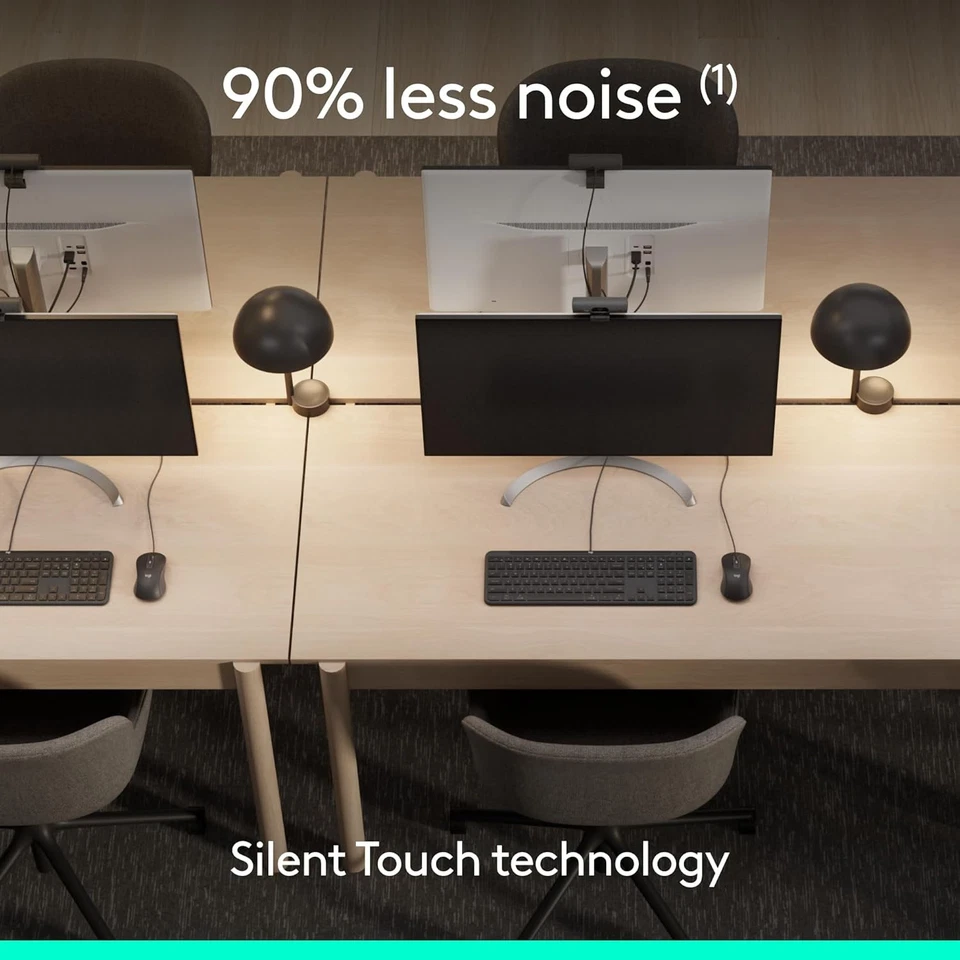 Logitech Signature Wired M520 for Business, Optical Wired Mouse, USB-C Plug-and- - Image 3 of 4